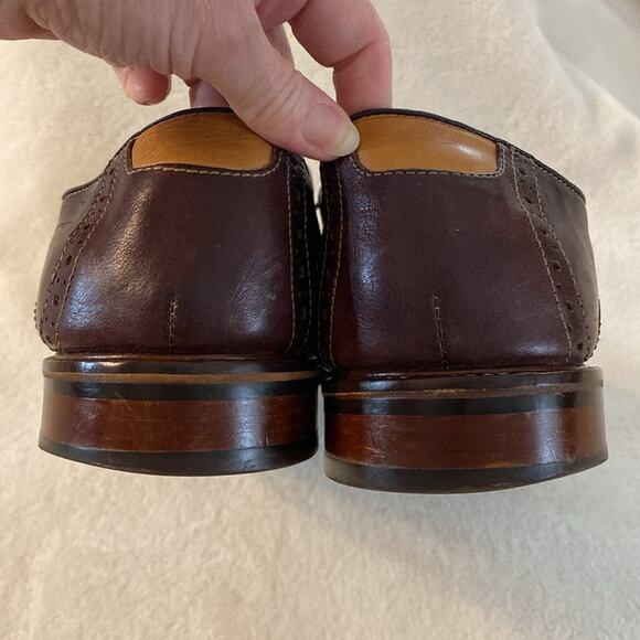 Johnston & Murphy Passport Saddle Lace Up Oxford Brown Size 13 - Picture 3 of 7